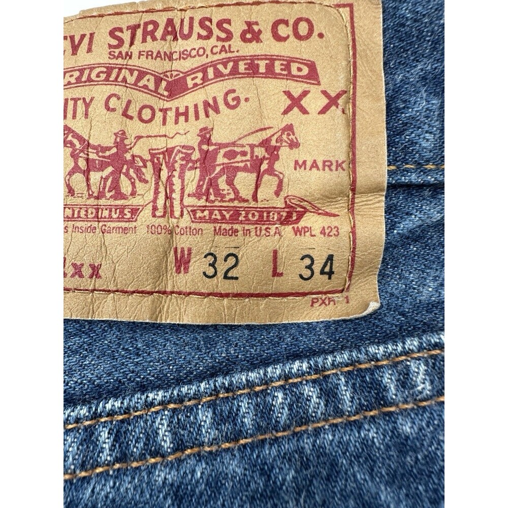 Vtg‎ 90s Levi's 501xx Denim Buttonfly Jeans 32x30 Mint   Med Wash Made in USA